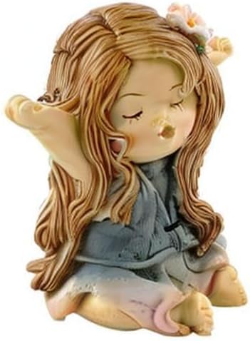 Top Collection Miniature Fairy Garden and Terrarium Statue, Little Fairy Yawning-VerdiqueGarden