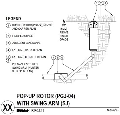 Hunter PGJ-04 ½ Rotor-VerdiqueGarden