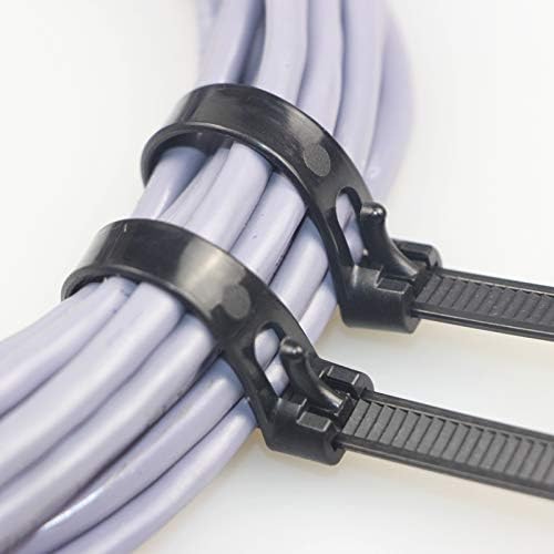 Reusable Zip Ties, 100 Pcs Assorted Fastening Cable Zip Ties 6" 8" 10" 12" Four Length Heavy Duty Nylon Self Locking Wire Ties-VerdiqueGarden