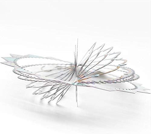 Hummingbird Wind Spinner Metal Garden Decor Outdoor 3D Stainless Steel Sculptures Kinetic Hanging Whirligigs Yard Art Decorations Backyard Indoor Patio Lawn Ornaments Clearance Sun Catcher Windmill-VerdiqueGarden