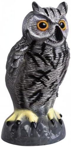 Galashield Owl Decoy to Scare Birds Away | Plastic Owls to Scare Birds Away | Owl Statue for Garden & Outdoors-VerdiqueGarden