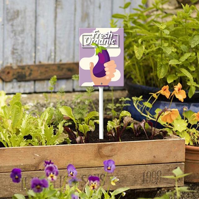 Eveokoki Aluminum Seed & Plant Labels - Plant Markes for Seedlings-Plant Tags for Pots - Garden Signs for Vegetable - Durable Markers for Plants Outdoor Waterproof - Garden Decor for Farmhouse-VerdiqueGarden