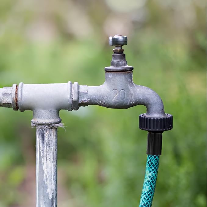 12 Pcs 1/2 Inch Female Threaded PVC Fitting Black PVC Female Adapter Pipe Fittings Drip Irrigation System for Irrigation Pipes Riser Extension (Black)-VerdiqueGarden