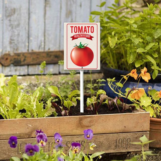 Eveokoki Aluminum Seed & Plant Labels - Plant Markes for Seedlings-Plant Tags for Pots - Garden Signs for Vegetable - Durable Markers for Plants Outdoor Waterproof - Garden Decor for Farmhouse-VerdiqueGarden