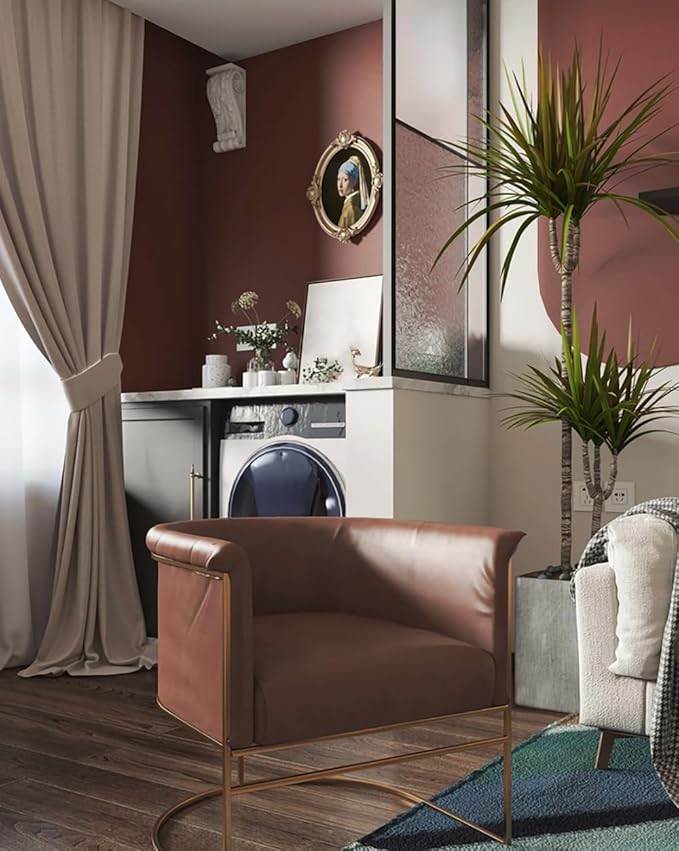 Dimoon 78.7''x17.7'' Red Peel and Stick Wallpaper Contact Paper Modern Self Adhesive Wall Paper Removable Renter Friendly Textured Solid Color Shelf Cabinet Vinyl Roll (78.7''x17.7'',Bordeaux Red)-VerdiqueGarden