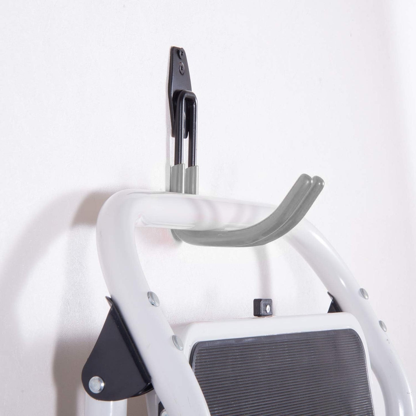 Garage Storage Utility Hooks,Garage Garden Tool Organizer,Steel Wall Mount Hooks, Large Garden U Hooks (2 Pack) (Type-2-Gray)-VerdiqueGarden