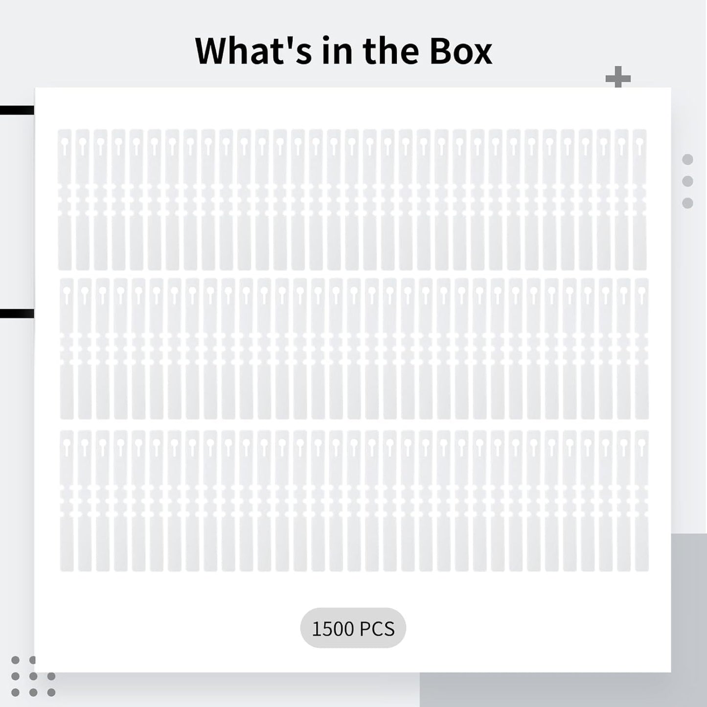 Plant Markers for Outdoor Plants Waterproof, 1500 PVC Plastic Garden Labels, Long-Lasting Flexible Plant Tags, Ideal for Outdoor Garden, Easy Organization-VerdiqueGarden