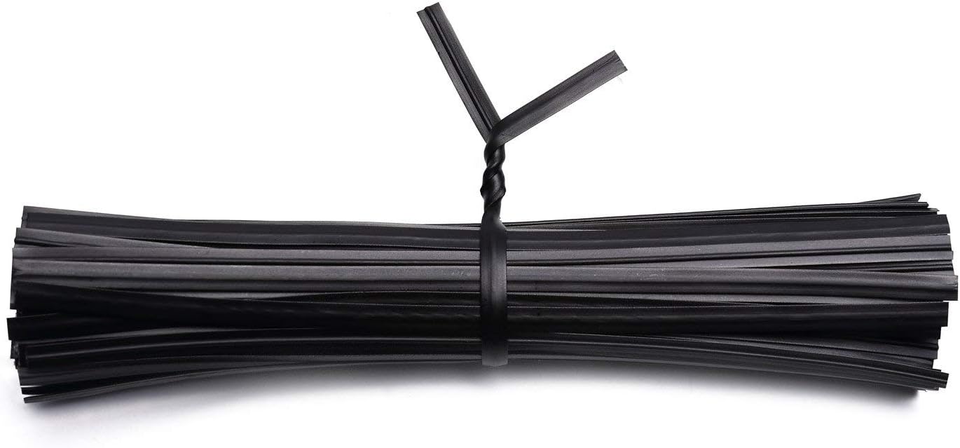 500 Pcs Black Twist Ties - Metallic Twist Ties 5"-VerdiqueGarden