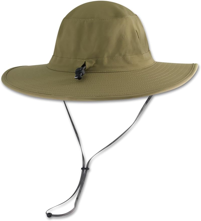 Men's Shapeable Wide Brim Hat - UPF 50 Sun Protection - Maximum Coverage on Your Next Adventure - Sun Fearless Leo Hat-VerdiqueGarden