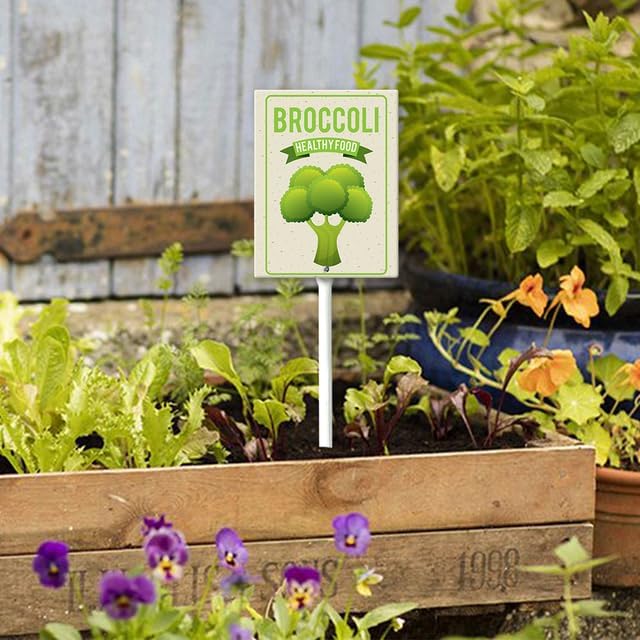 Eveokoki Aluminum Seed & Plant Labels - Plant Markes for Seedlings-Plant Tags for Pots - Garden Signs for Vegetable - Durable Markers for Plants Outdoor Waterproof - Garden Decor for Farmhouse-VerdiqueGarden