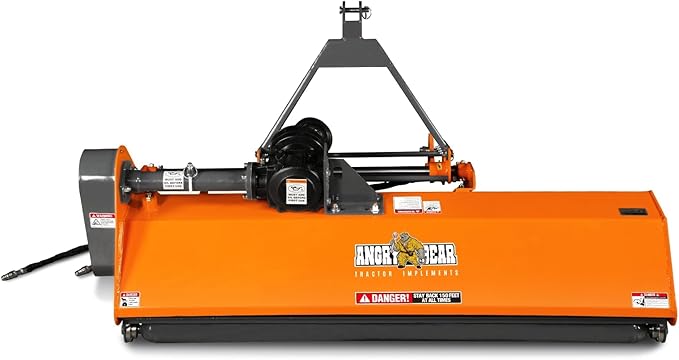 72'' PTO Flail Mower with Hydraulic Side Shift 3 Point 45-85hp, NAM72H-VerdiqueGarden