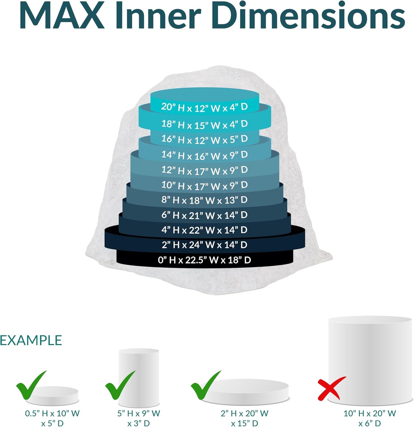 Sunnydaze 21.5” H Polyresin Faux Landscape Rock Cover - Lightweight Fake Rock Well Pump Cover for Outside - Brown-VerdiqueGarden