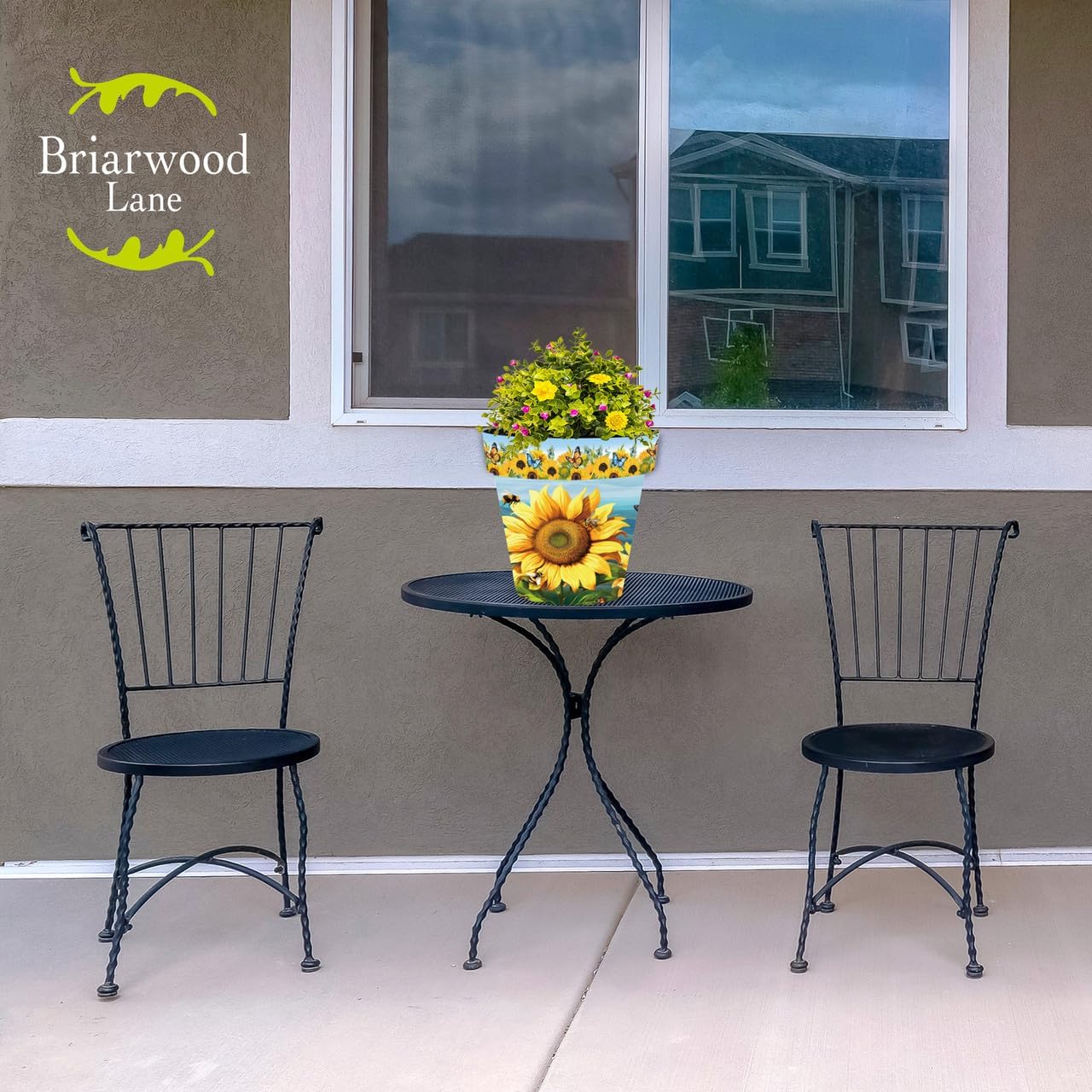 Briarwood Lane Sunflower Dance Medium Planter-VerdiqueGarden