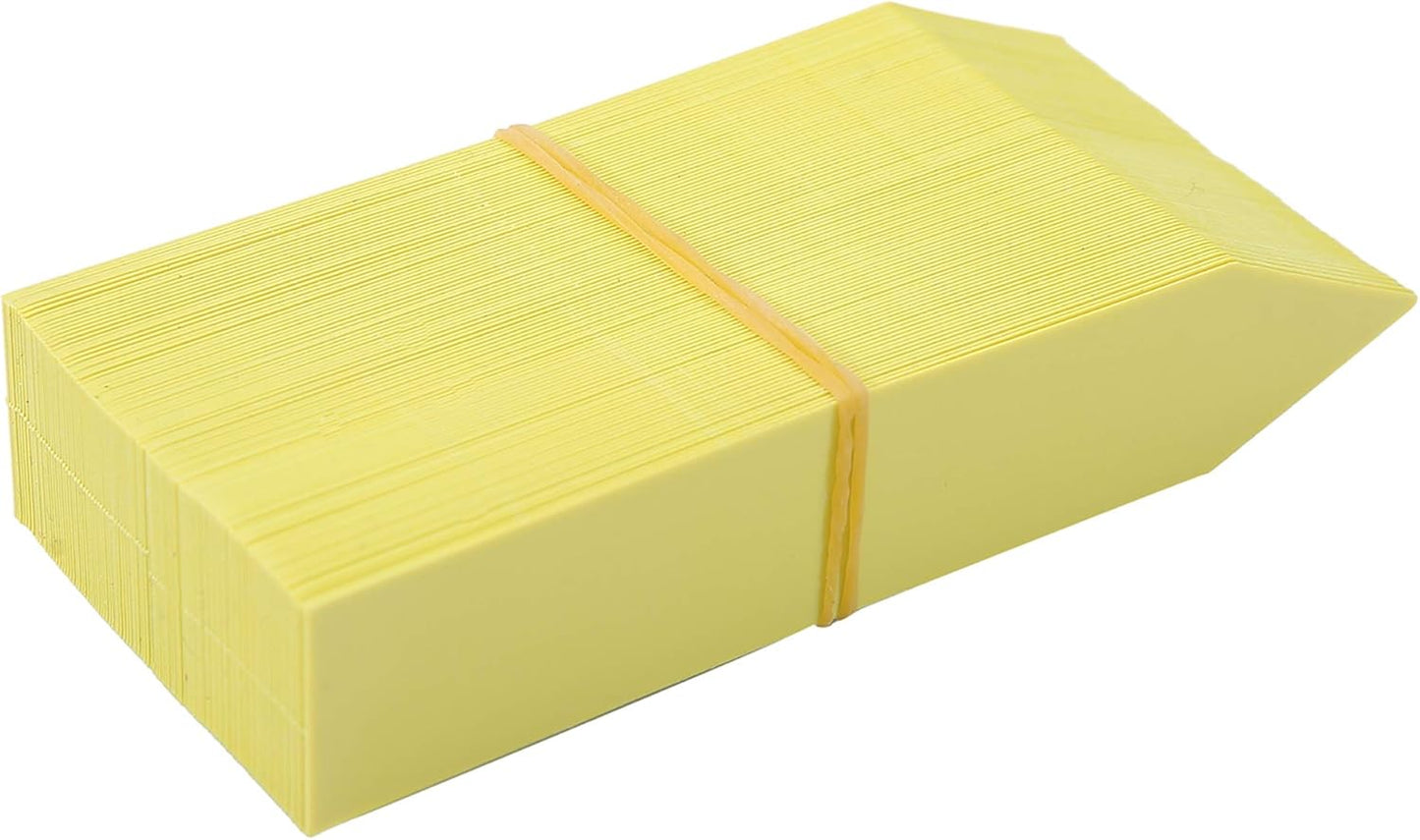1000 Pcs Plant Tags, 4 Inch Plastic Garden Plant Pot Markers Waterproof Plant Labels, Yellow-VerdiqueGarden
