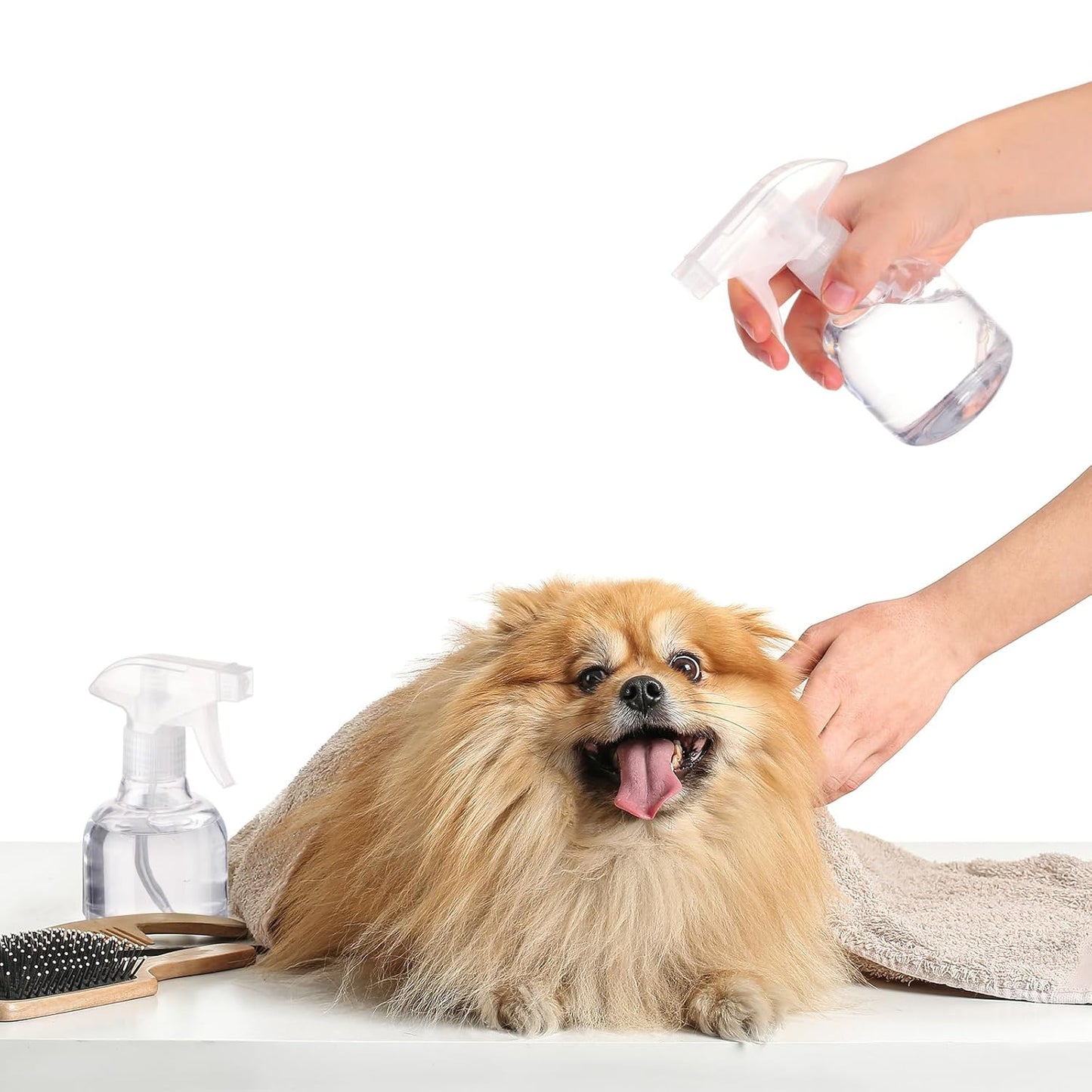 Jinei 24 Pcs 8 oz Empty Plastic Spray Bottle with Trigger Sprayers Pet Adjustable Head from Fine to Stream Refillable for Hair Plants Cooking Pets, No Leakage(Clear)-VerdiqueGarden