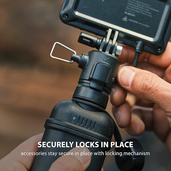 ELECOM NESTOUT Outdoor Camping LED Lantern w/ Mini Tripod, Dimmable USB Powered Soft LED Light, IP44 Water Dust Resistant, 10-350 Lumen, Portable Lamp for NESTOUT Power Bank, Black (LAMP-1)-VerdiqueGarden