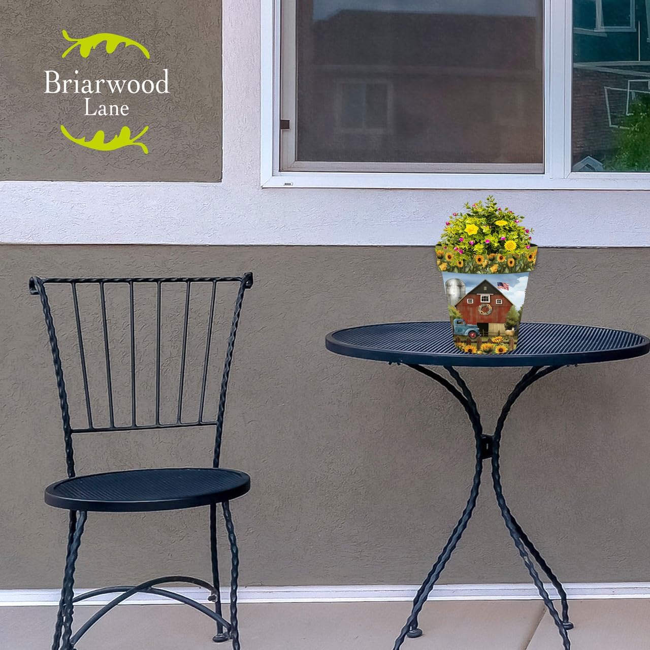 Briarwood Lane Sunflower Barn Small Planter-VerdiqueGarden