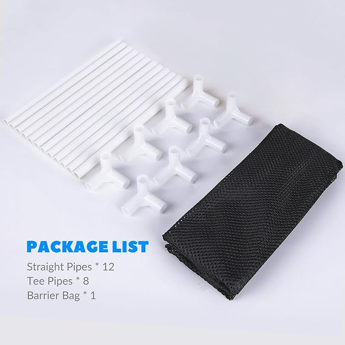 Pond Filter Box, Anti-Clogging Pond Filters for Outdoor Ponds Nylon Media Mesh Water Pump Cover Barrier Bag with Drawstring, Pond Pump Filter Bag (10 Inch)-VerdiqueGarden