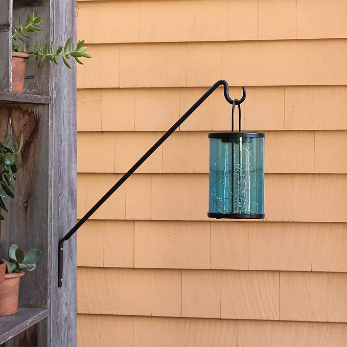 Achla Designs Wall Mount Bracket Shepherd's Pole, Angled (BGP-09)-VerdiqueGarden