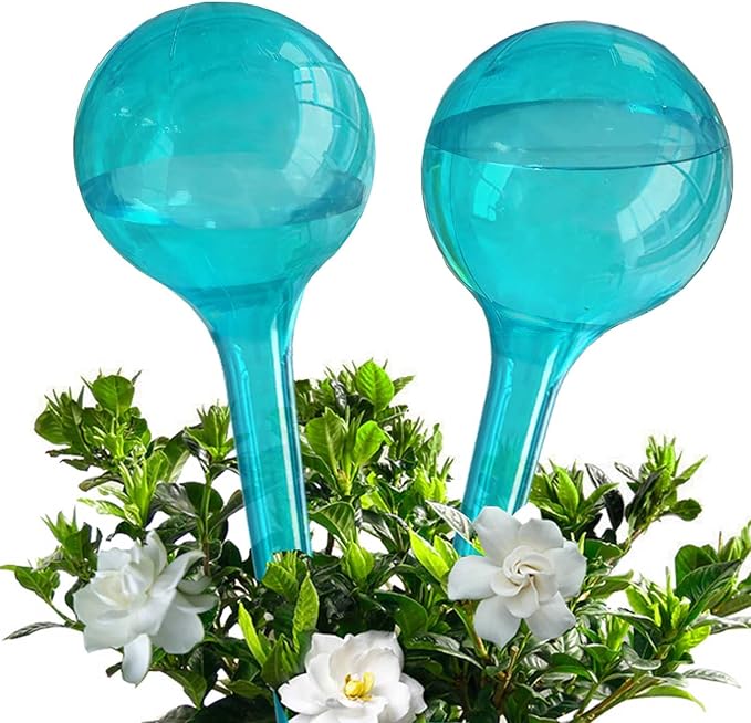 10pcs Plant Self Watering Globe Stakes, Plant Watering Stakes Automatic Plant Watering Bulb System Spikes, Flower Automatic Watering Device, Garden Self Waterer for Indoor Outdoor Plant-VerdiqueGarden
