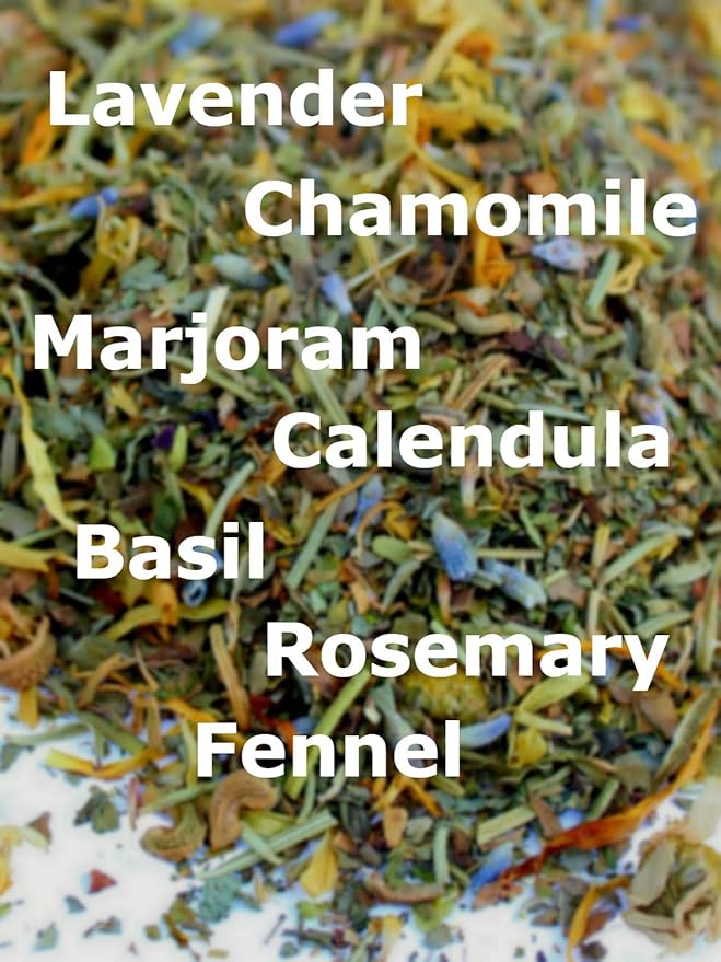 Nesting Herbs for Backyard Chickens 8 pounds - Scent of Spring - Keep Laying Hens Happy, Healthy and Relaxed-VerdiqueGarden