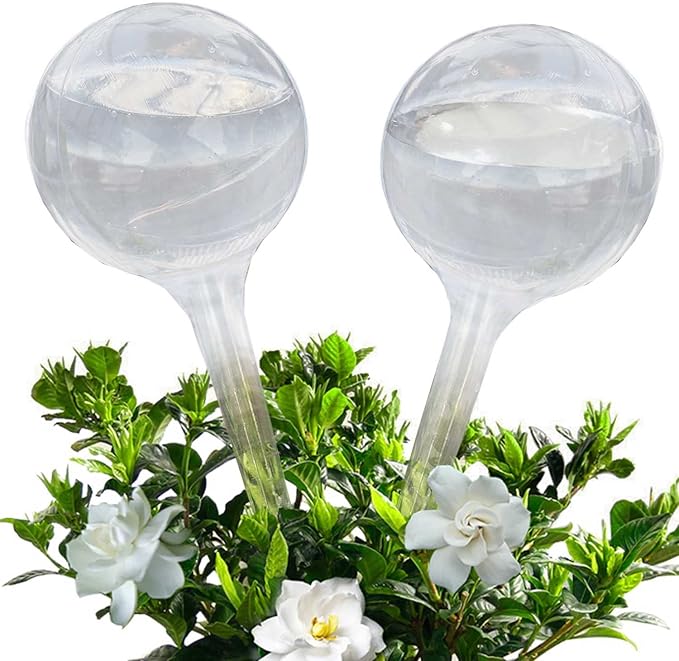 10pcs Plant Watering Devices, Planter Self Watering Globes for Home Potting, Plastic Garden Flower Plant Watering Spikes Automatic Plant Waterer System Set Suit for All Indoor Outdoor Plant-VerdiqueGarden