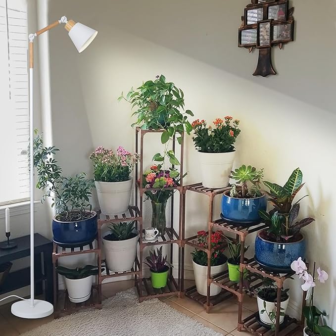 HMVPL Grow Lights for Indoor Plants Full Spectrum, Plant Lights for Indoor Growing with 20W COB Grow Light Blub, 4/8/12H Timer, Standing Tall Grow Lamp for Middle Large Plants(75'', Height Adjustable)-VerdiqueGarden