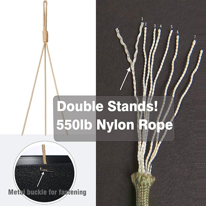 12 Inch 2 Pack Large Hanging Planters for Indoor Outdoor Plants, Plastic Hanging Basket Pots for House Plants Flowers, Black-VerdiqueGarden