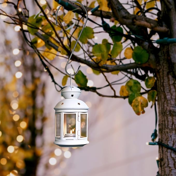 6 Pack 12 Inch Extra Large S Hooks for Hanging Plants, Rust-Proof Heavy Duty Tree Branch Hooks Plant Hooks Outdoor for Hanging Bird Feeder,Patio,Indoor Uses-VerdiqueGarden