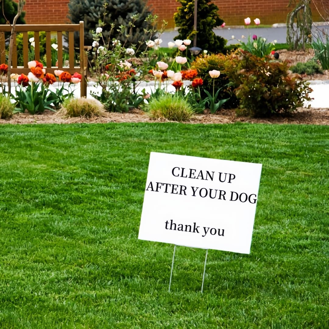 25 Pack Heavy Duty Metal H-Stakes H Frame Wire Stakes, 17'' x 7'' Yard Sign Stake for 4mm Corrugated Signs-VerdiqueGarden