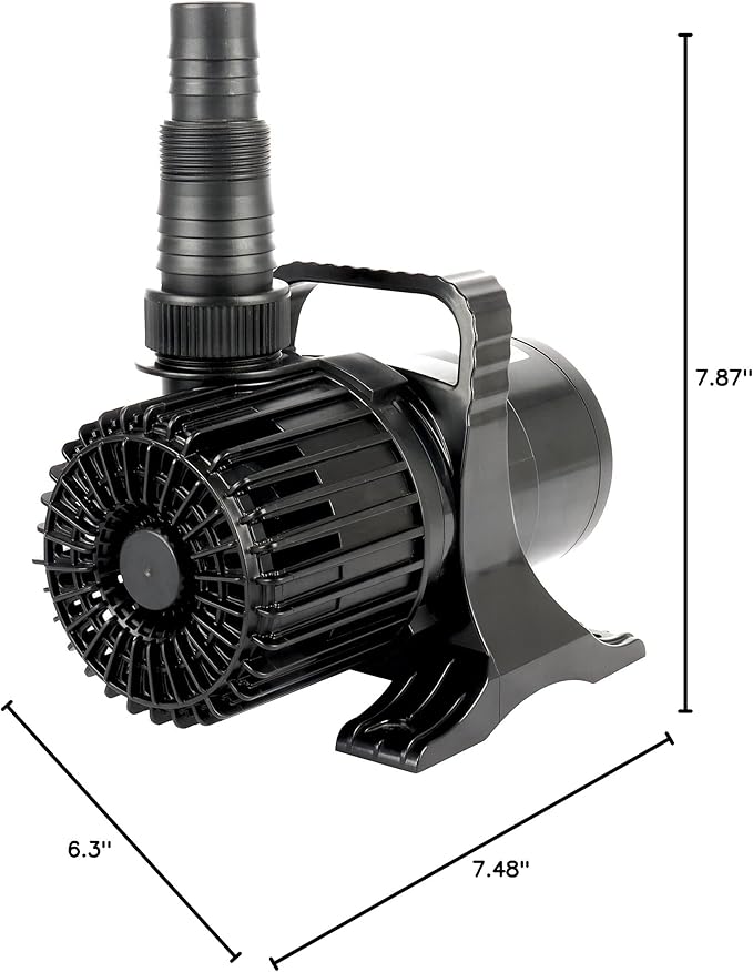 WaterRebirth (5700GPH-305W, UL listed) High Flow Large Fountain Submersible Water Pond Sump Pump Aquarium Electric Waterfall Pump Outdoor PS-5700