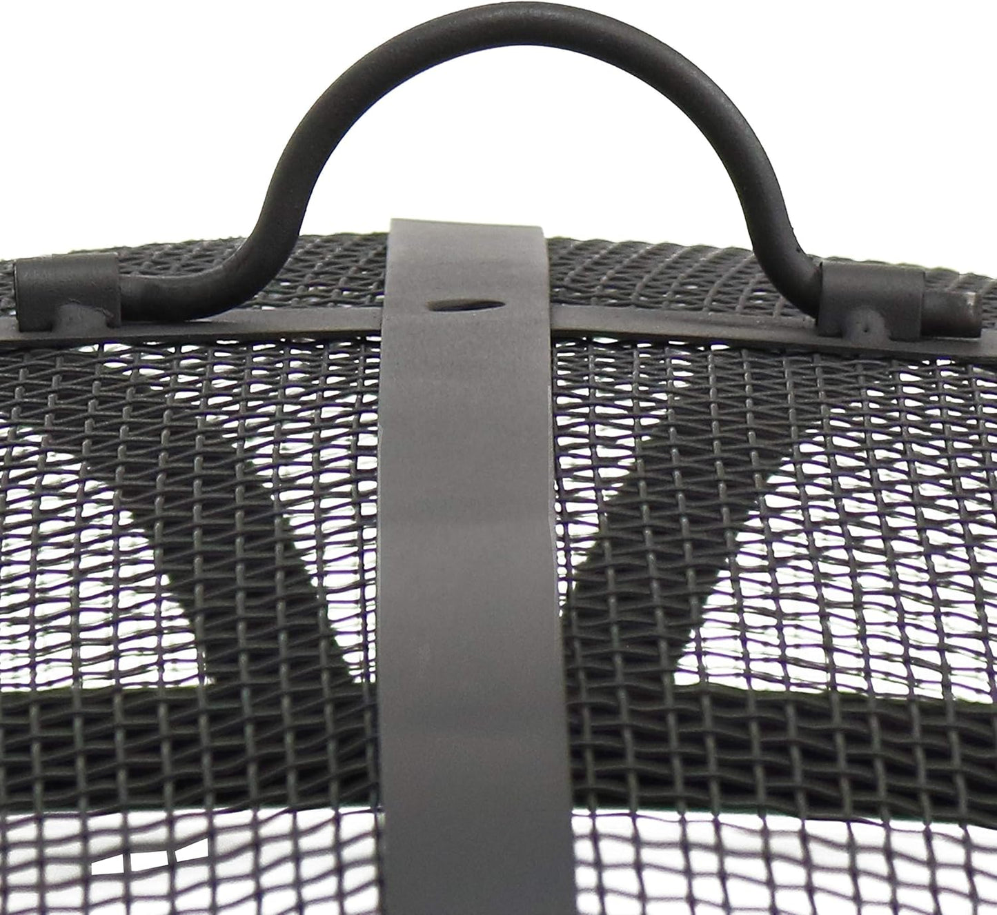 Sunnydaze 39-Inch Replacement Steel Fire Pit Bowl with Round Spark Screen - High-Temperature Painted Finish-VerdiqueGarden