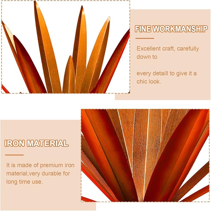 Homight Metal Country Tequila Sculpture DIY Plant Home Decor Garden Ornament Indooutdoor Statuette Patio Lawn Stake Decoration Gift-VerdiqueGarden