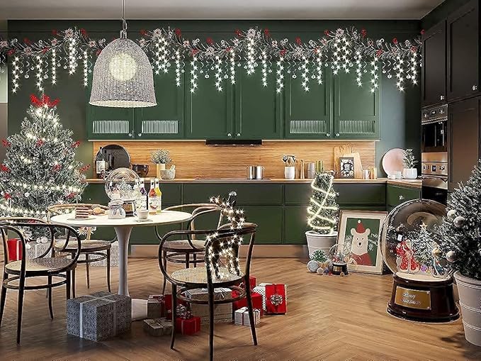 Dimoon 236''x17.7'' Green Peel and Stick Wallpaper Contact Paper Modern Self Adhesive Wall Paper Removable Renter Friendly Textured Solid Color Shelf Cabinet Vinyl Roll (236''x17.7'',Dark Green)-VerdiqueGarden