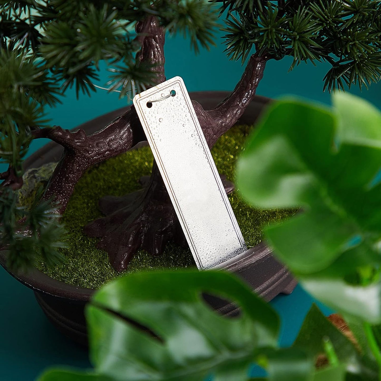 Ripeng 200 Pcs Aluminum Metal Plant Labels Writable Seedling Tree Tags with 6 Inch Wires Waterproof Double Sided Write for Plant Garden Marker Outdoor Identification and Greenhouse(120 Pieces)-VerdiqueGarden