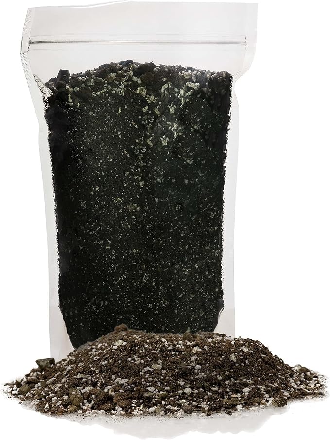 Premium African Violets and Gesneriad Premium Soil Mix by Gardenera - Horticultural Perlite (25%) + Vermiculite (25%) + Sphagnum Peat Moss (50%) - Made in USA - (5 Quart Bag)-VerdiqueGarden