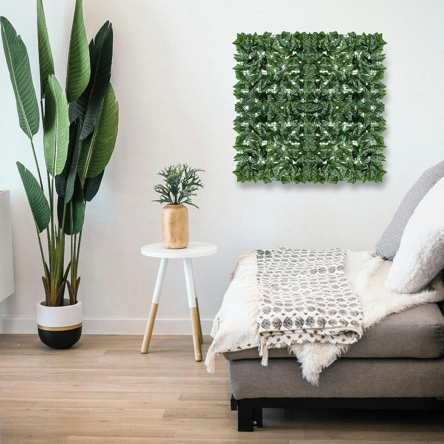 Artificial Ivy Privacy Fence Screen 40x120in Privacy Hedges Wall Faux UV-Anti Panel for Indoor Outdoor Garden Balcony Decor-VerdiqueGarden