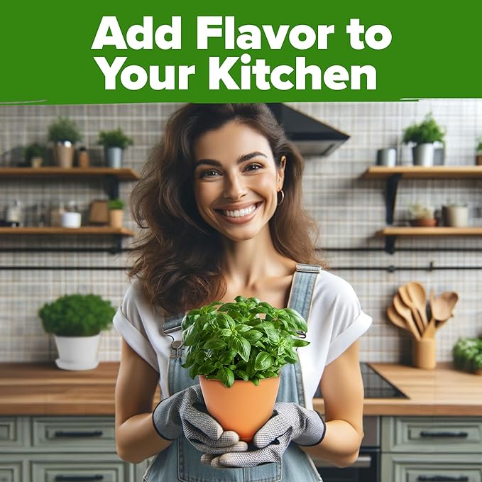 HOME GROWN 30 Herb Seeds for Planting 9,500+ Non-GMO Heirloom Seeds | Extra Large Variety Pack Herb Kit – Indoor Outdoor & Hydroponic | Culinary Seed Set | Grow Your Own Herbs | Gardening Gift-VerdiqueGarden