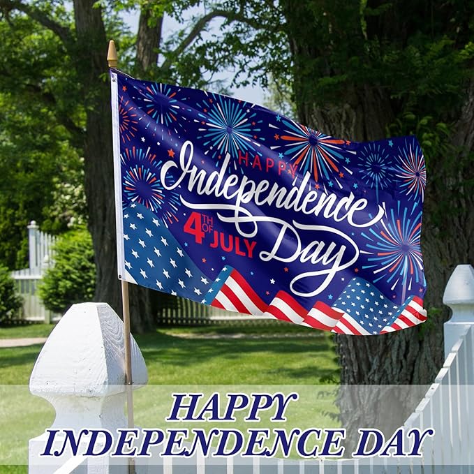 12 Pcs Seasonal Garden Flag 3 x 5 ft Yard Flags for Outside Double Sided Holiday Banner with Grommets for Spring Summer 4th of July Outdoor Banner Decorations-VerdiqueGarden