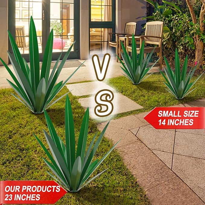 Homight Metal Tequila Country Sculpture DIY Tequila Plant Home Decor Country Tequila Garden Ornament Indooutdoor Statuette Patio Lawn Patio Stake Decoration Gift to The Garden…-VerdiqueGarden