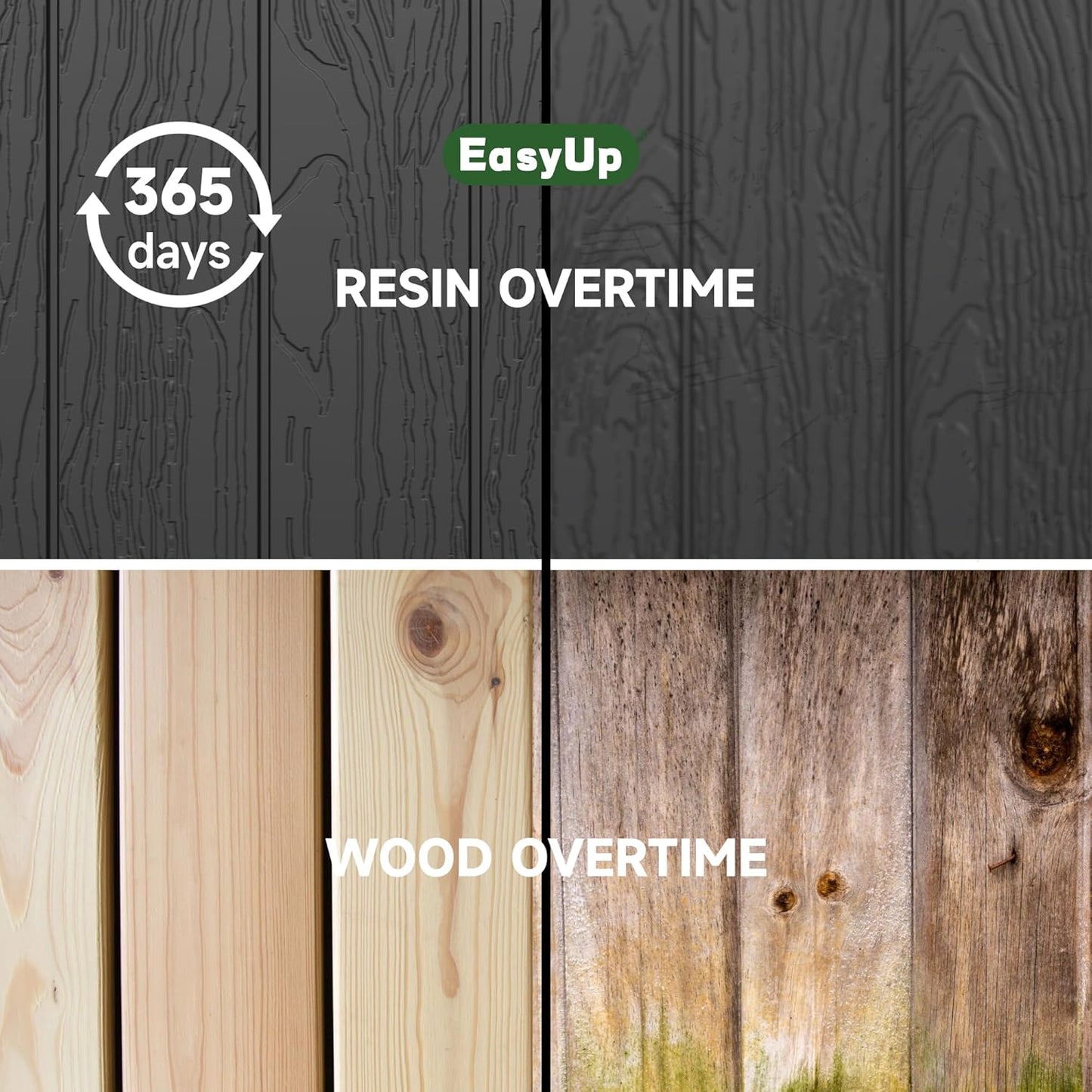 120 Gallon Outdoor Storage Box Waterproof, UV Resistant Resin Deck Box with Hydraulic Rod, Reinforced Stability for Patio, Garden, and Pool, Striped Black-VerdiqueGarden