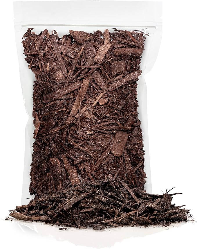 Brown Mulch - Retain Moisture and Suppress Weeds for a Thriving Landscape - 10 QUARTS-VerdiqueGarden