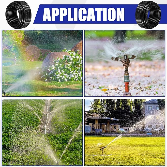 Hoolerry Solid Sprinkler System Wire 18 Gauge Irrigation Wire with UV Resistant PVC Jacket Sprinkler Cable for Underground Irrigation System Field Central Control System 30V, UL Listed (18/8, 50 Ft)-VerdiqueGarden
