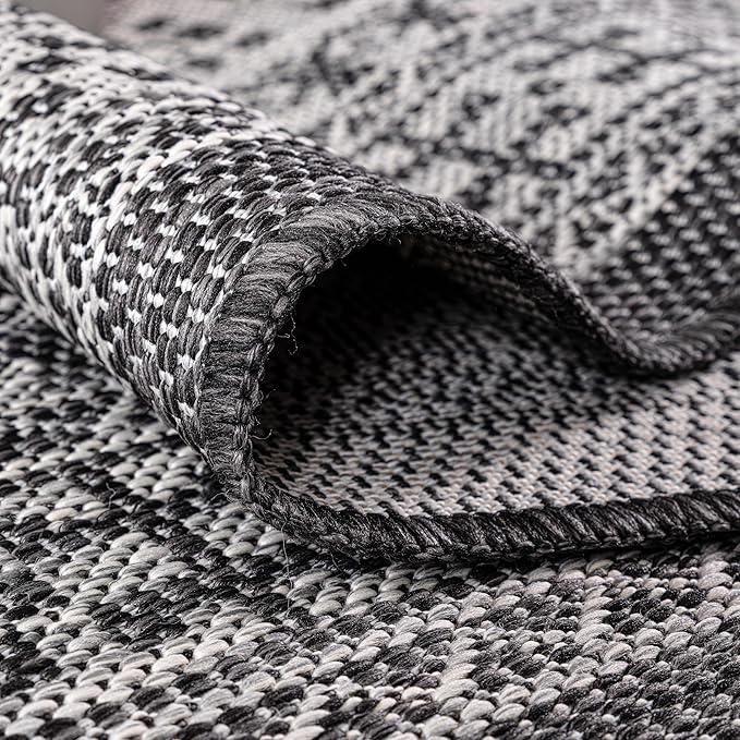 Keen Home Design Terrace Outdoor Area Rug - 4x6 Washable Indoor/Outdoor Rug for Patio, Kitchen, Balcony, Beach, Garden, Deck and Porch, Size: 3'10"x5'7"-VerdiqueGarden