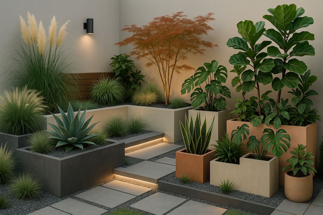 Cover trending styles, colors, and plant choices for modern gardens.