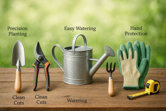Focus on essential tools, their benefits, and how they make gardening easier.