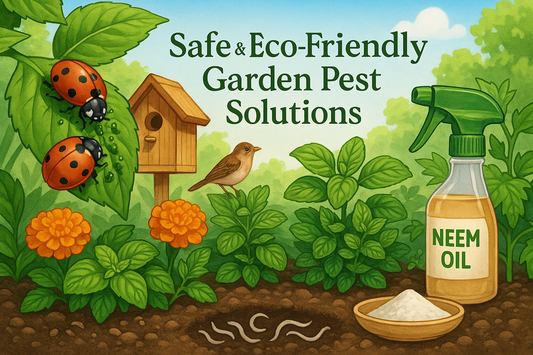 Focus on safe, eco-friendly solutions for common garden pests.