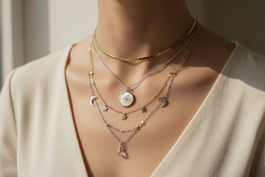 The Art of Layering: How to Mix & Match Necklaces Like a Stylist (Without the Tangles!)