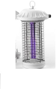 Buzbug LED Bug Zapper Indoor Outdoor, 10 Years Lifespan, 6.5ft Power Cord, IPX4 Waterproof, High-Voltage, Mosquito Zapper, Fruit Fly Mosquito Moth Gnat Trap Killer Zapper -MO008C (White)-VerdiqueGarden