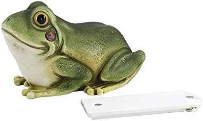 Hide a Key Frog Hand Painted Polyresin Outdoor Statue and Key Holder,Look and Feels Like a Real Frog for Yard,Garden,Patio-VerdiqueGarden